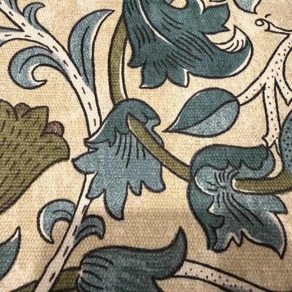 William Morris & Co Floral Shower Curtain Lodden Blue Green 72x72 - Picture 4 of 6